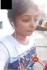 Desi Girl Shows Her Tits and Pussy with Fingers on Video Call