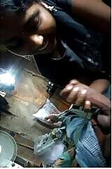 Exclusive Tamil Village Girl Desi loves sucking cock