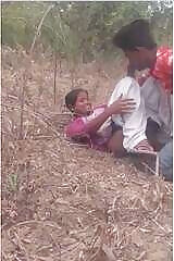 Desi Indian Girl Outdoors With Lover