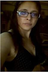 Hot Aunt Puck Shows Her Big Tits and Wet Pussy