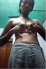 Exclusive Lusty Aunty in Telugu Undresses Her Sloths and Shows Her Tits