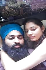 Punjabi Lover Romance and Squeezing Tits