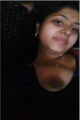 Hot Stare Desi Indian Girl with Big Tits Captured by Lover