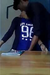 Desi Girl Sucks Breasts And Wanks Her Pussy With Her Fingers To The Teacher