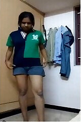 Horny Indian Bhabhi Strips Naked And Shows Her Naked Buddy