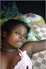 Exclusive Desis country wife licks her pussy, jerks off with her fingers and cums