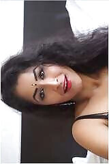 Exclusive Famous model Desi Maya, showing her tits and pussy, Excites you with her hot facial expression