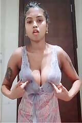 Horny Desi Girl Presses Her Dick