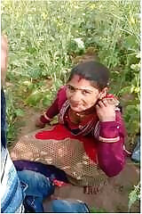 Desi couple Caught having sex outdoors